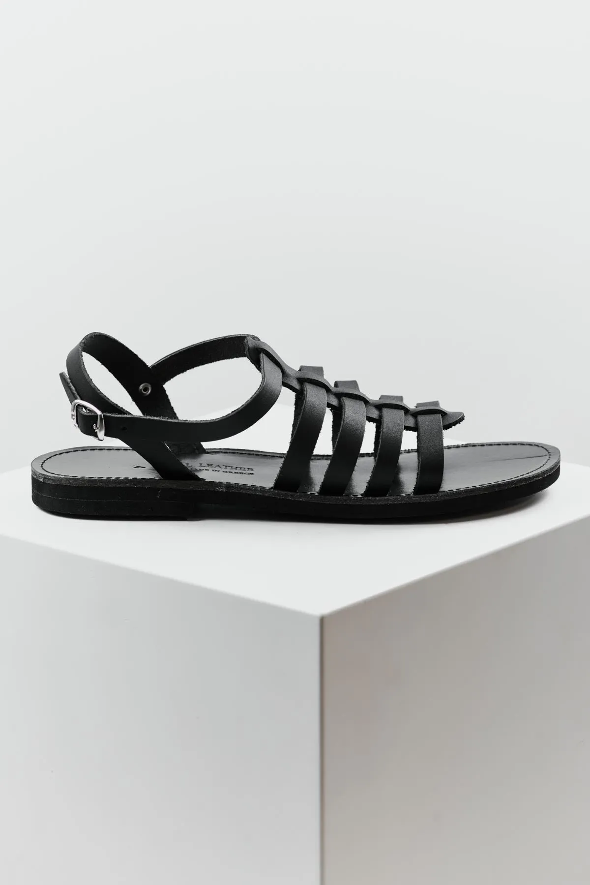 00 / Greek island sandals / black