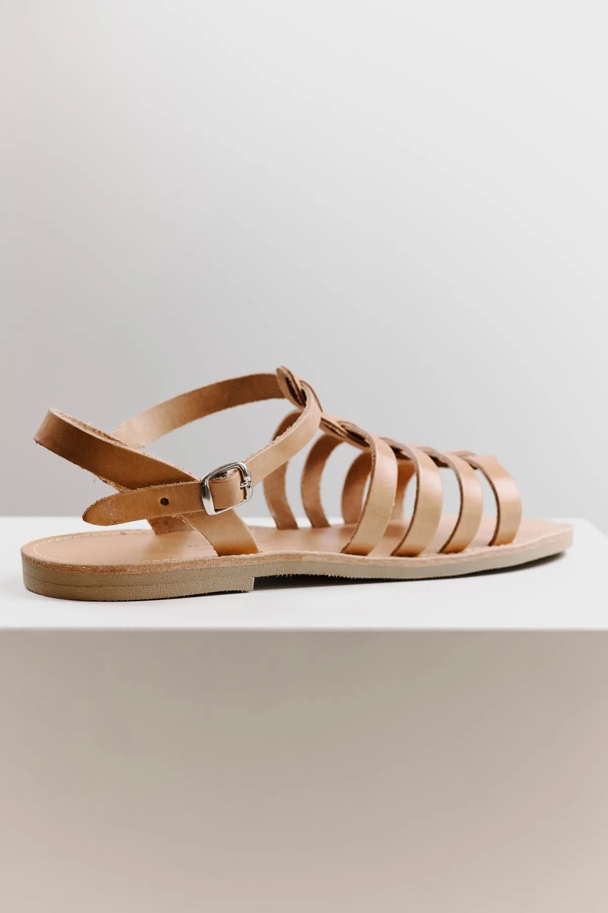 00 / Greek island sandals / natural