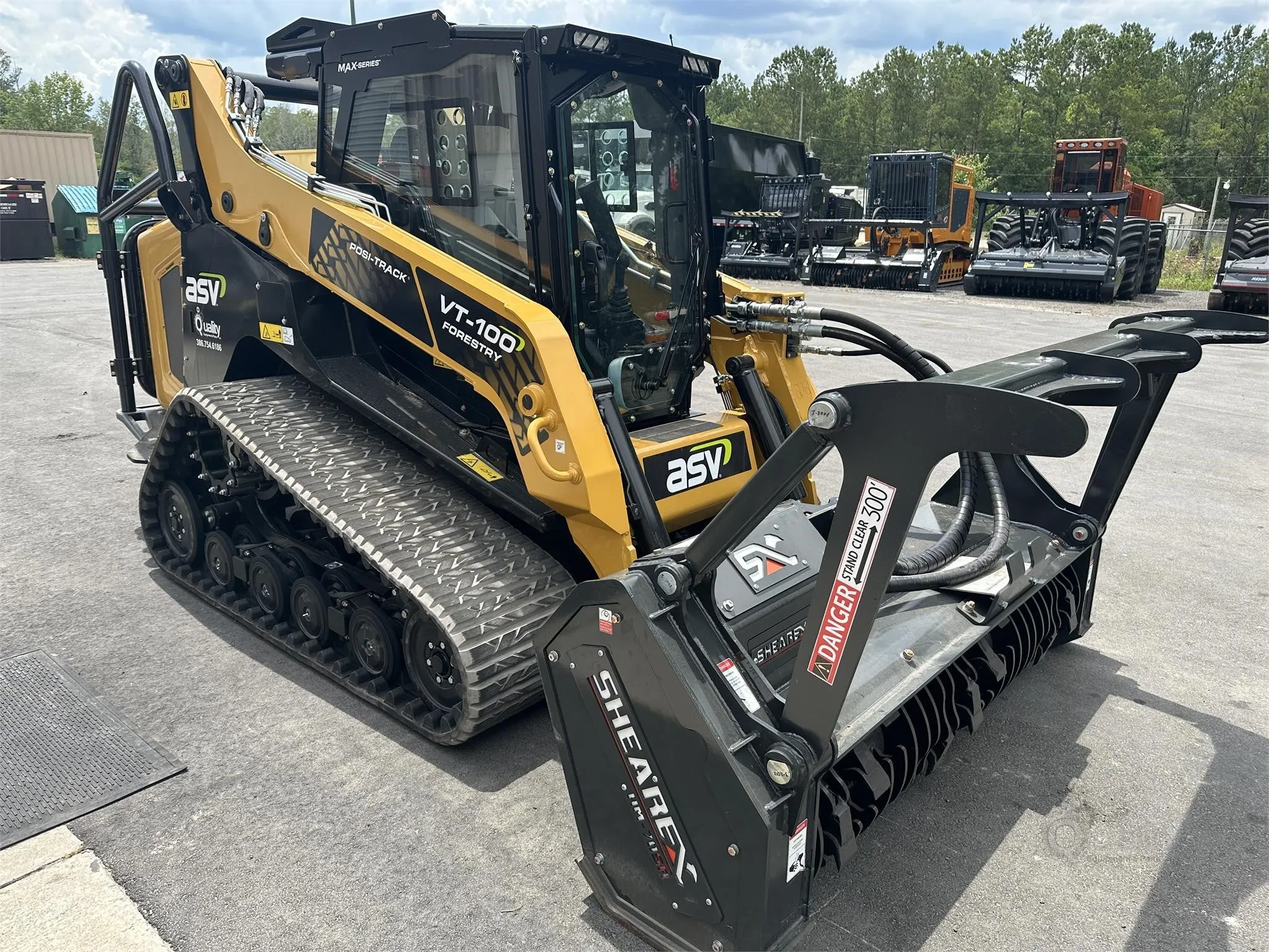 2024 Asv Posi-Track VT100 Forestry | 103.5 HP | Track Skid Steer | For Forestry and Mulching