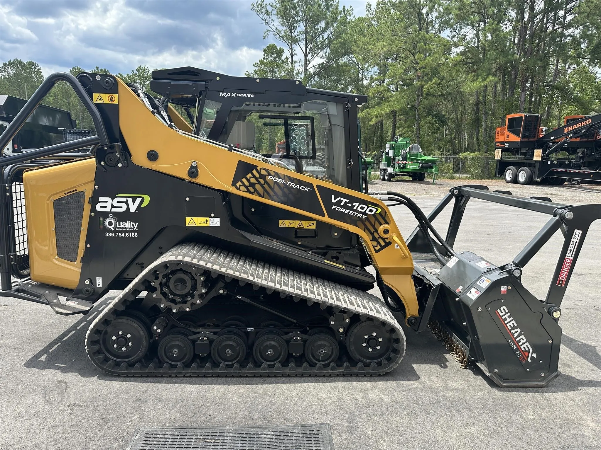 2024 Asv Posi-Track VT100 Forestry | 103.5 HP | Track Skid Steer | For Forestry and Mulching