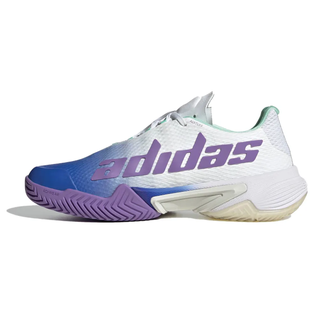 adidas Barricade Tennis Shoes (Ladies) - Lucid Blue/Violet Fusion/Pulse Mint