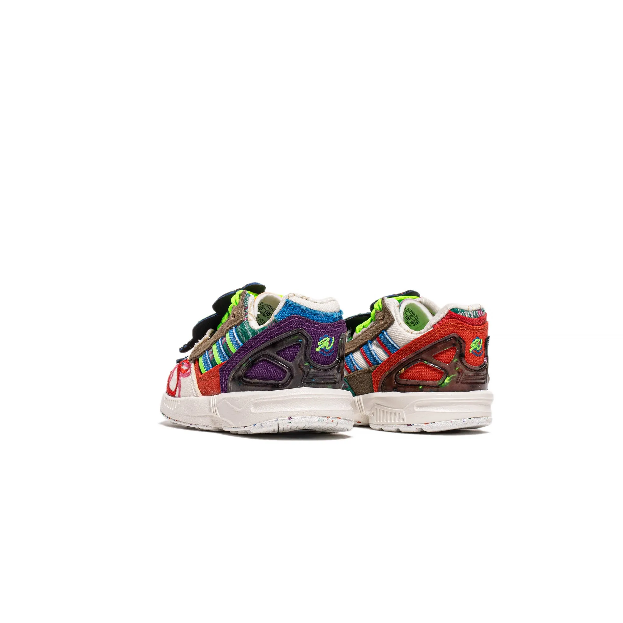 Adidas Kids ZX 8000 W Superearth I Shoes 'Offwhite/Bluebird/Red'