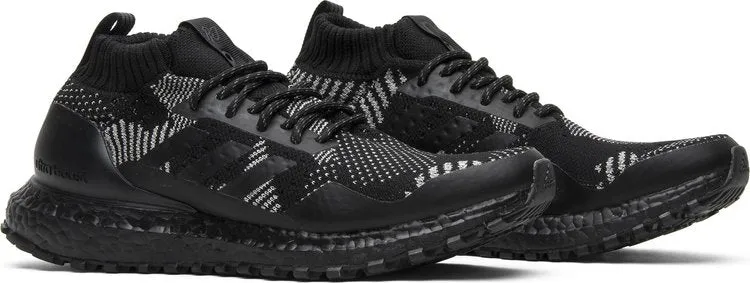 Adidas Kith x Nonnative x UltraBoost Mid 'Patchwork' Sneakers, Black