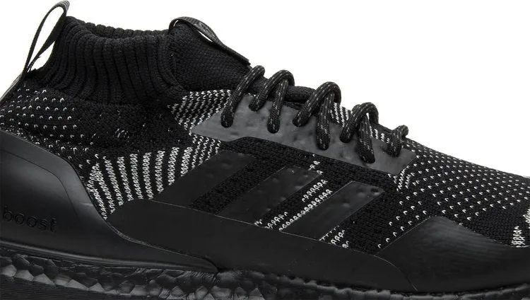 Adidas Kith x Nonnative x UltraBoost Mid 'Patchwork' Sneakers, Black