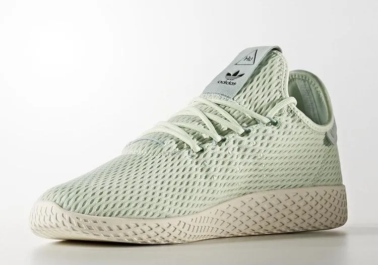 Adidas Pharrell x Tennis Hu 'Linen Green' Sneakers, Green