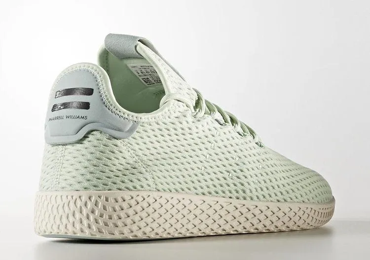 Adidas Pharrell x Tennis Hu 'Linen Green' Sneakers, Green