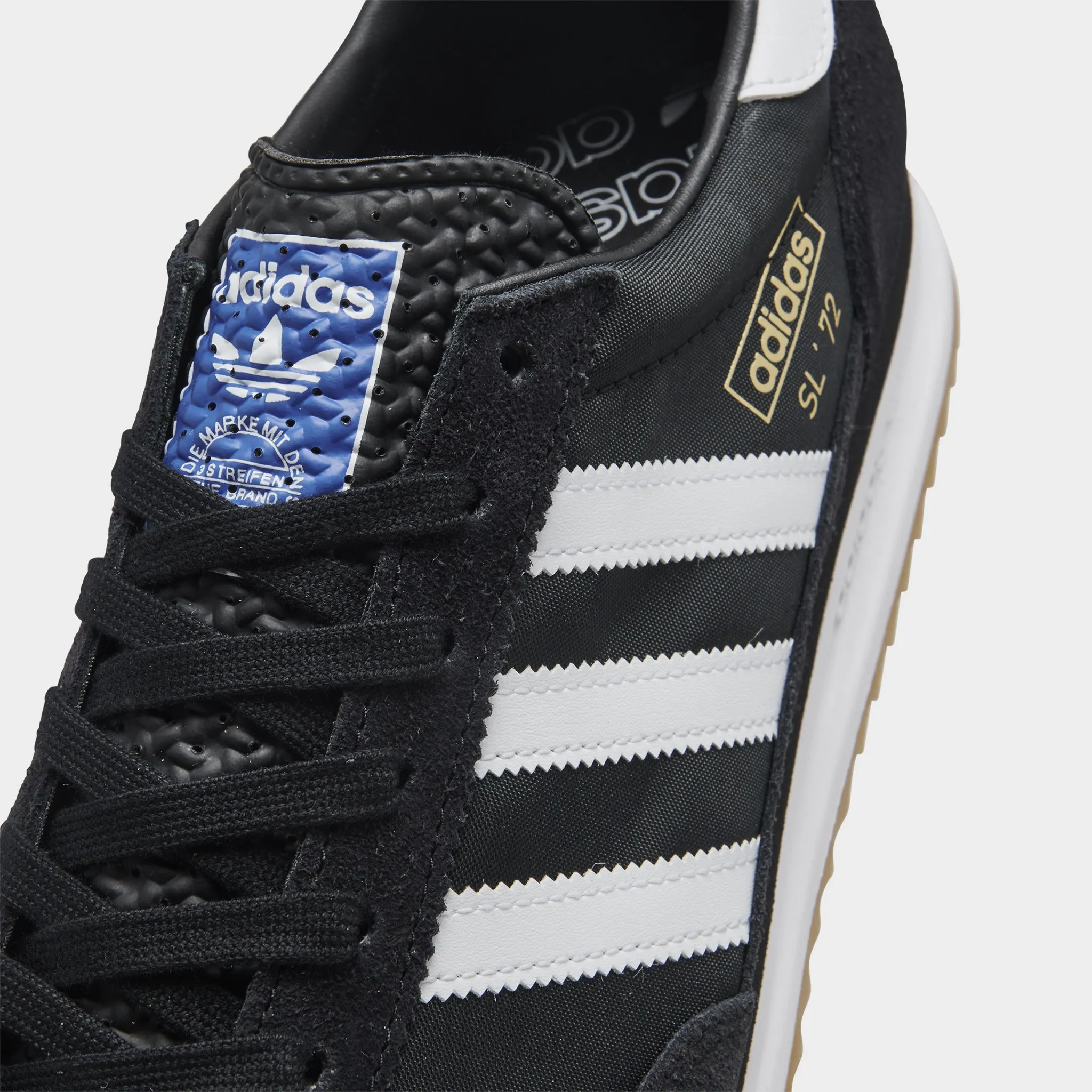 adidas SL 72 Core Black / Footwear White - Blue