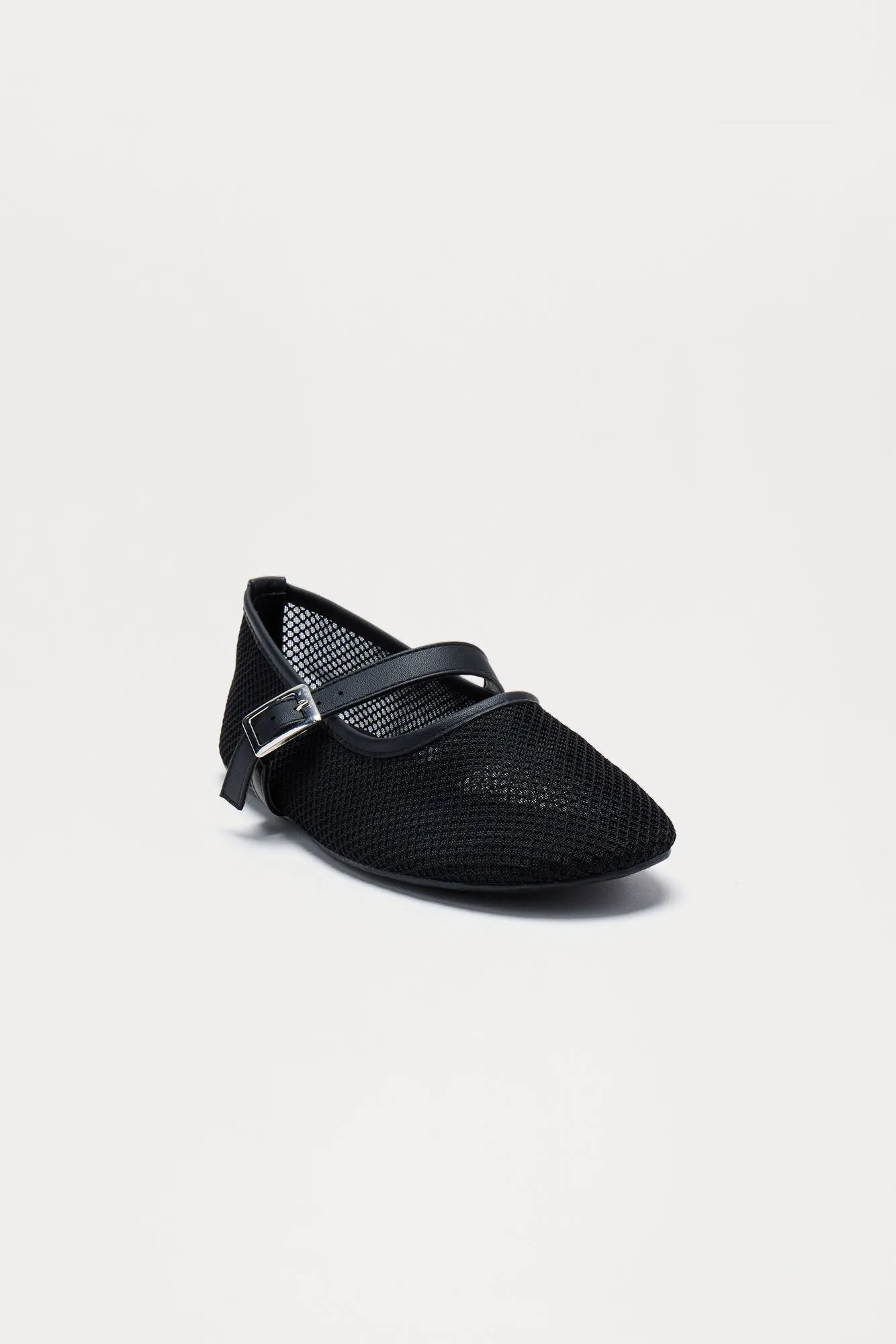 Adley Mesh Flats - Black