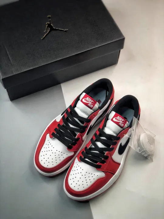 Air Jordan 1 Low Golf ” Chicago” Varsity Red/Black-White