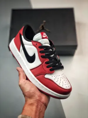 Air Jordan 1 Low Golf ” Chicago” Varsity Red/Black-White