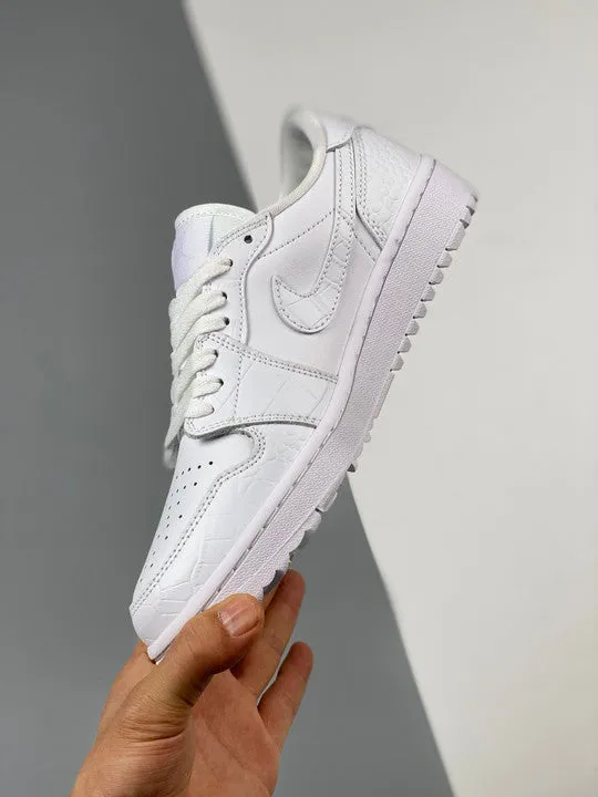 Air Jordan 1 Low Golf “Croc” White DD9315-110