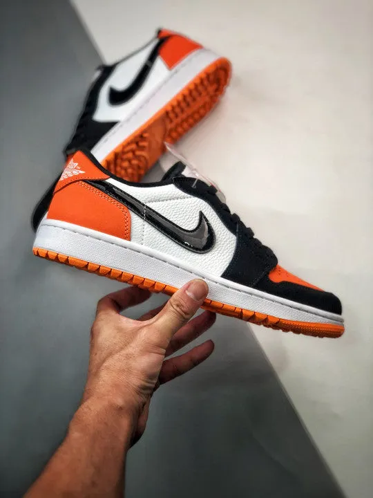 Air Jordan 1 Low Golf Shattered Backboard Starfish/Black-White DD9315-800