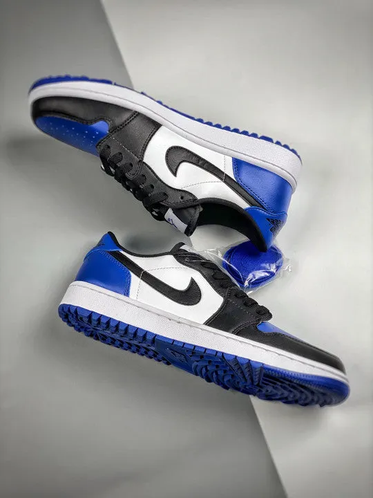 Air Jordan 1 Low Golf White/Black-Sport Royal DD9315-102