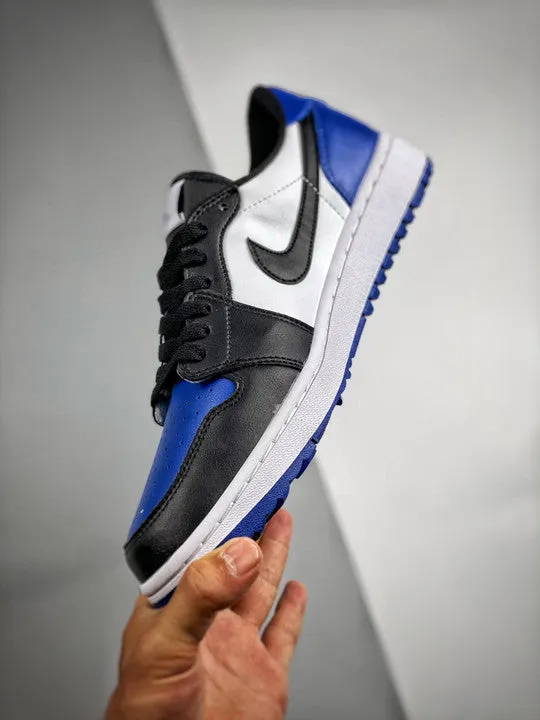 Air Jordan 1 Low Golf White/Black-Sport Royal DD9315-102