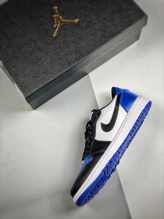 Air Jordan 1 Low Golf White/Black-Sport Royal DD9315-102