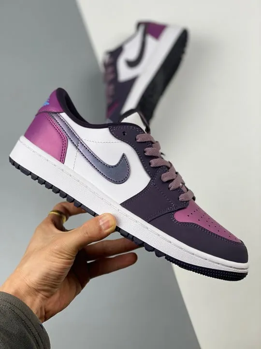 Air Jordan 1 Low Golf White/Cave Purple-Purple Smoke DZ9787-155