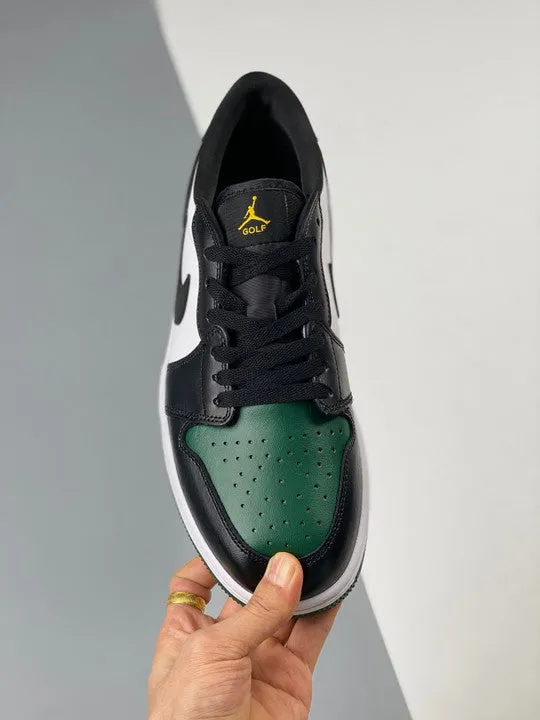 Air Jordan 1 Low Golf White/Noble Green/Pollen/Black DD9315-107