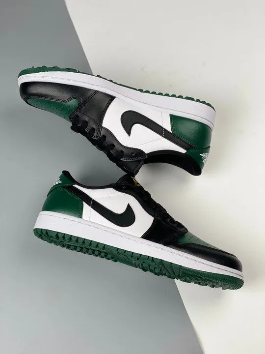 Air Jordan 1 Low Golf White/Noble Green/Pollen/Black DD9315-107