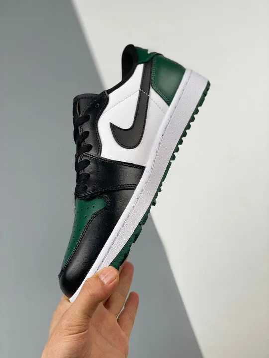 Air Jordan 1 Low Golf White/Noble Green/Pollen/Black DD9315-107