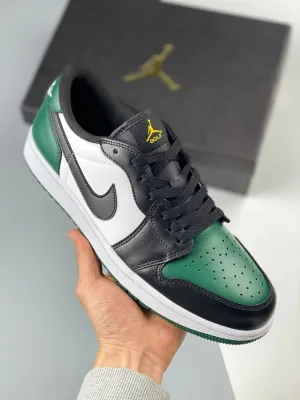 Air Jordan 1 Low Golf White/Noble Green/Pollen/Black DD9315-107