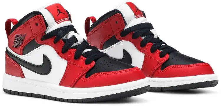 Air Jordan 1 Mid PS  Chicago Black Toe  640734-069