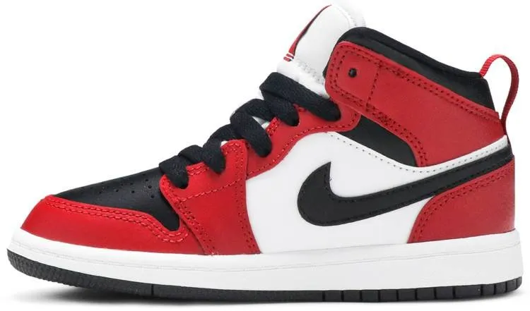 Air Jordan 1 Mid PS  Chicago Black Toe  640734-069