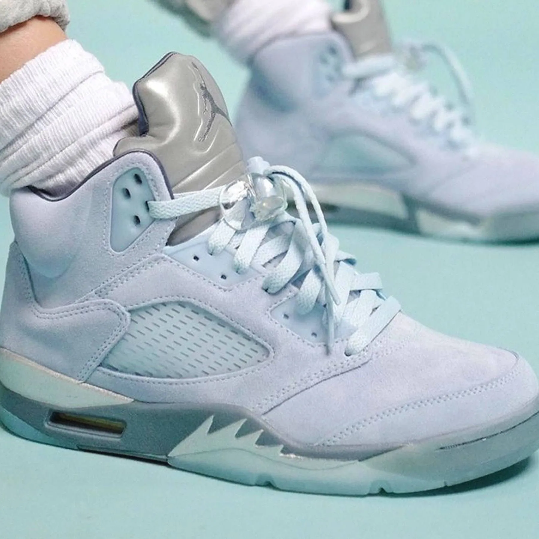 Air Jordan 5 Retro Wmns 'Blue Bird'