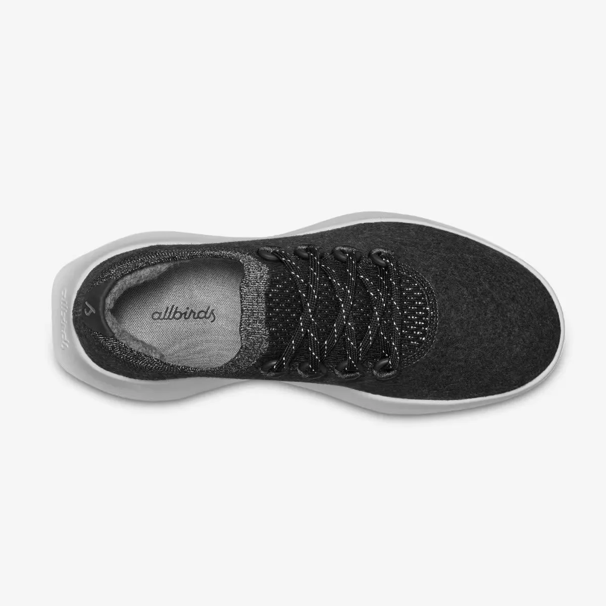 Allbirds Wool Dasher Mizzles - LIMITED EDITION: Natural Black (White Sole)