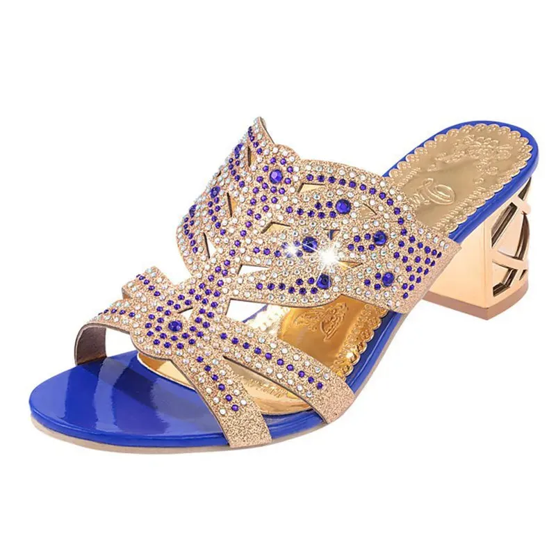 AMOZAE- -  Bohemian Rhinestone High Heels