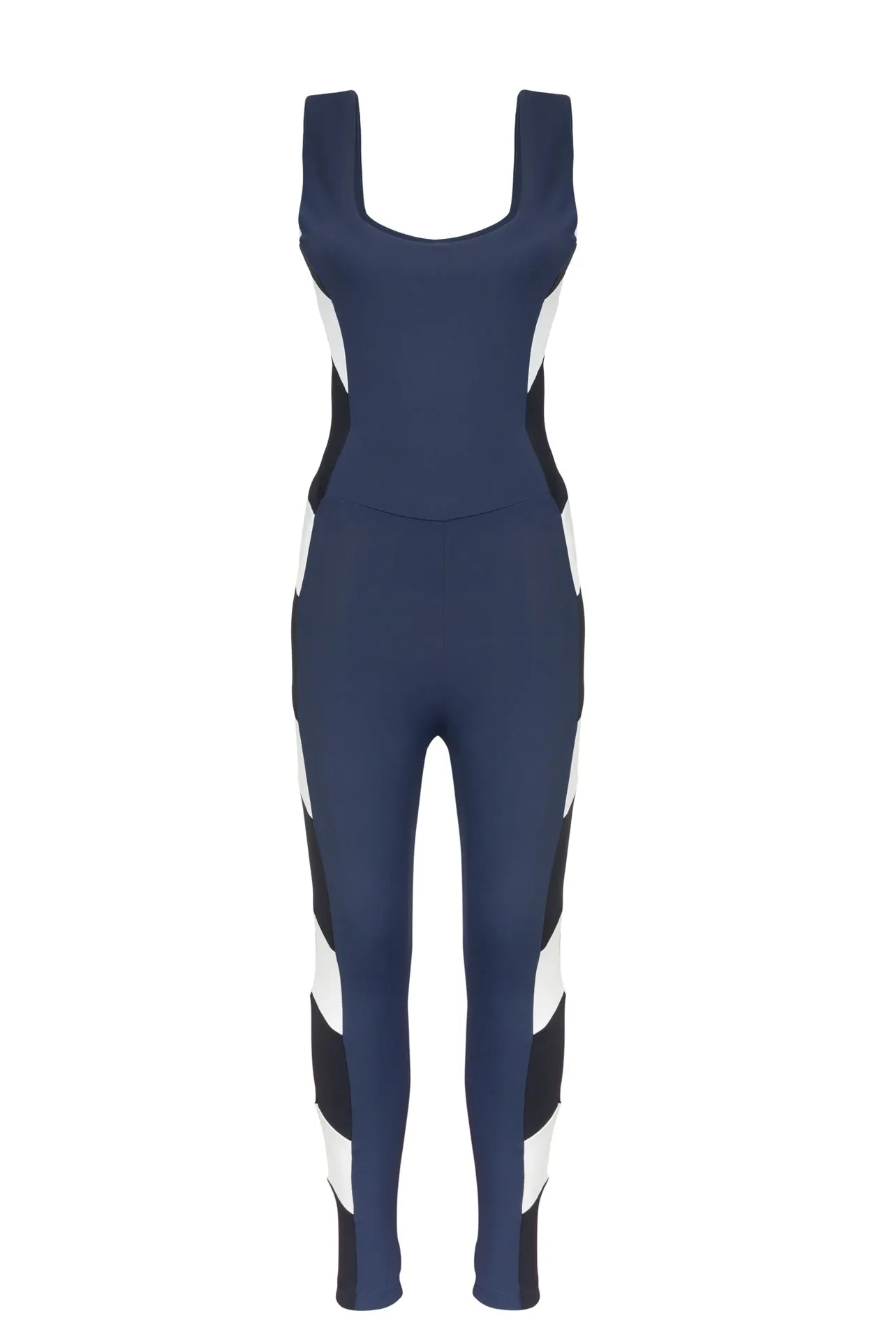 Arrow Unitard Navy / Black / Chantilly