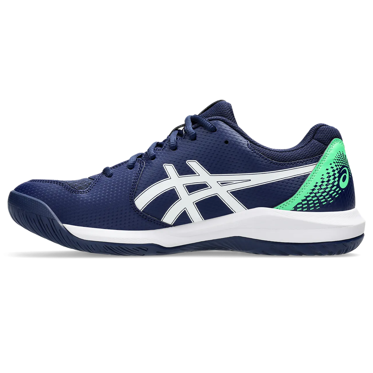 Asics Men's Gel Dedicate 8 Tennis Shoes Blue Expanse White