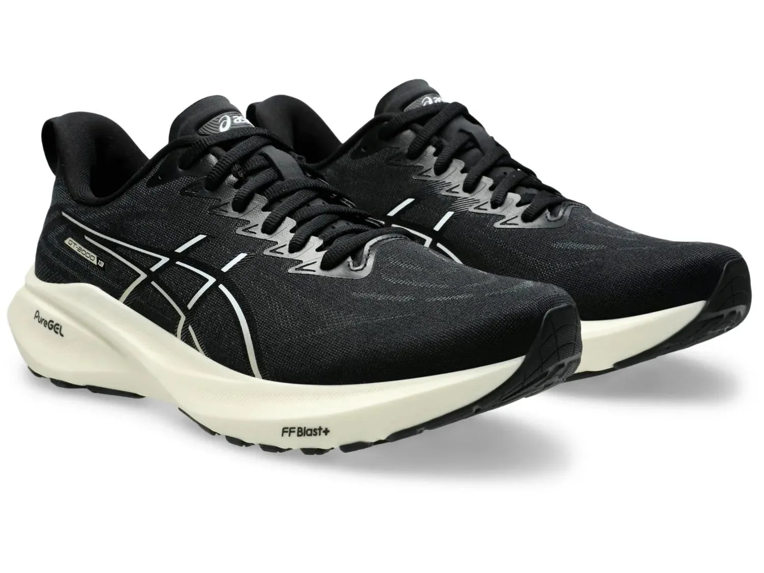 Asics Mens GT-2000 13 Extra Wide- Black/White (1011B863-003)