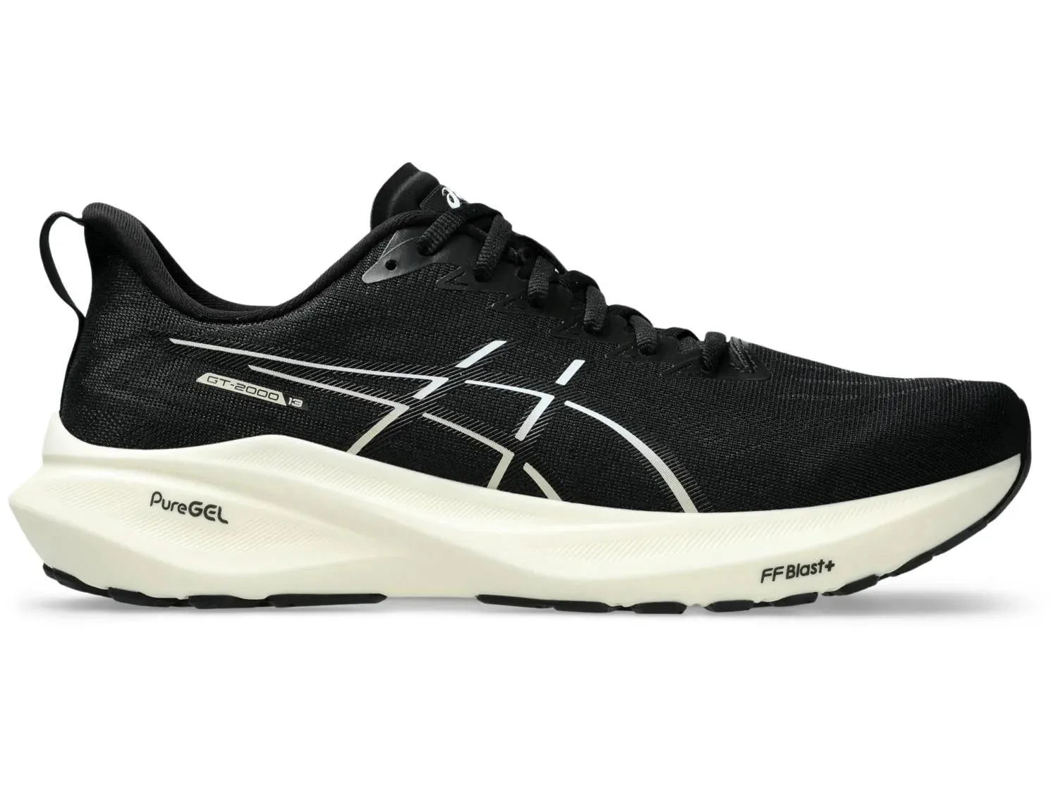 Asics Mens GT-2000 13 Extra Wide- Black/White (1011B863-003)