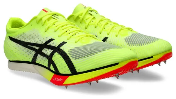 Asics Metaspeed MD Paris Yellow/Red Unisex Track & Field Shoes