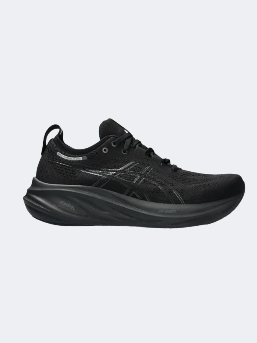 Asics Nimbus 26 Men Running Shoes Black