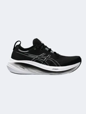 Asics Nimbus 26 Men Running Shoes Black/Graphite Grey