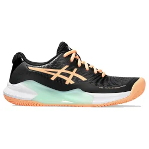 Asics Women's Gel Challenger 14 Padel Shoes Black Bright Sunstone