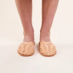 Basket Slide, Undyed Vegetable Tanned Leather