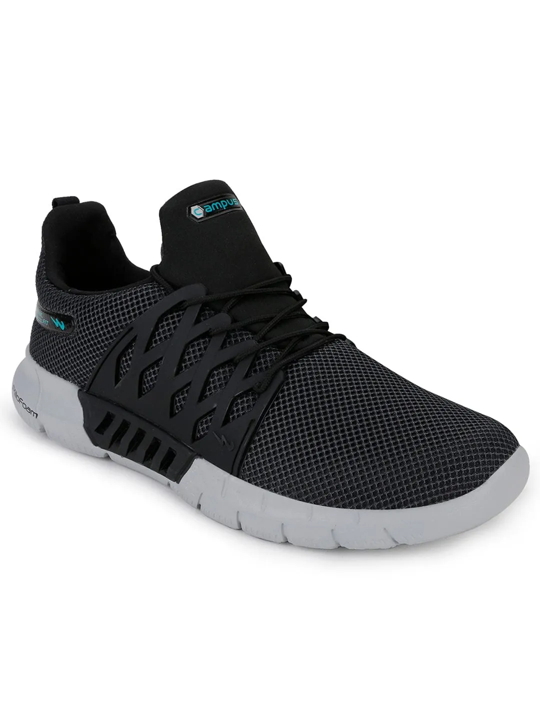 BELGIUM PLUS Black Men's Running Shoes