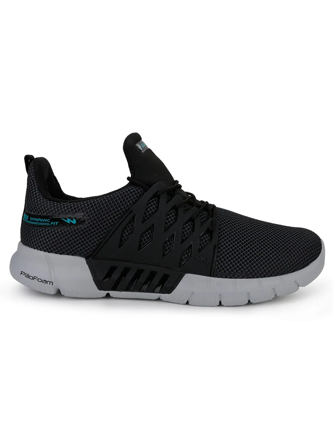 BELGIUM PLUS Black Men's Running Shoes