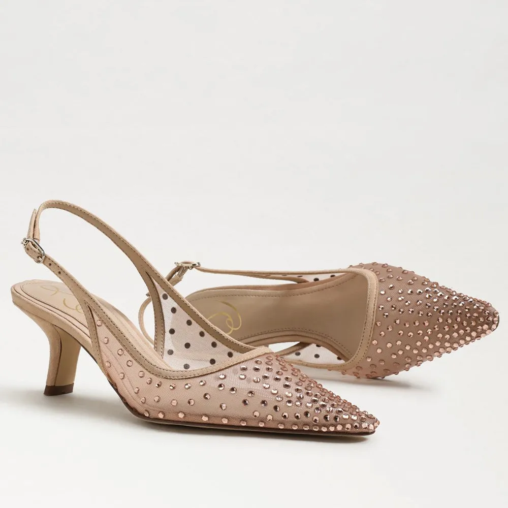 Bianka Mesh Slingback heels