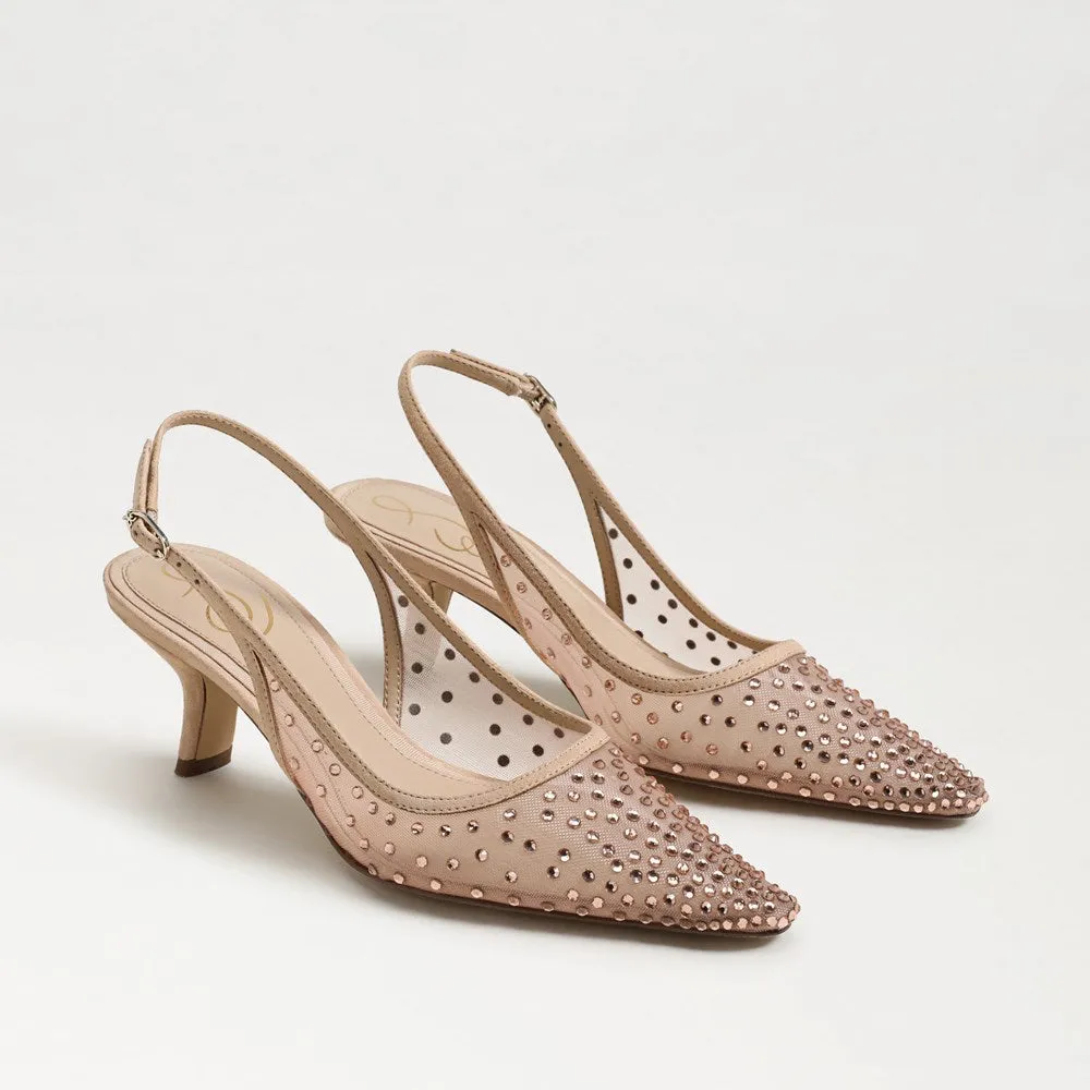 Bianka Mesh Slingback heels