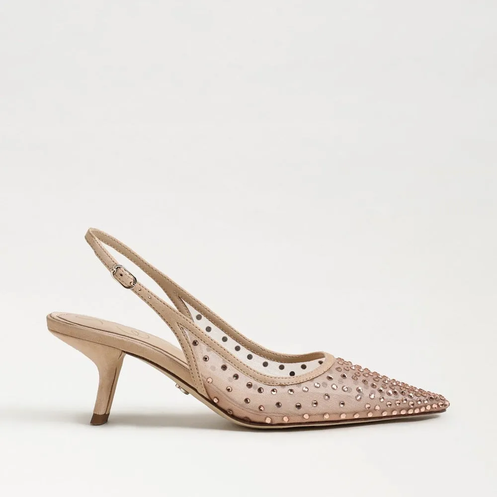 Bianka Mesh Slingback heels