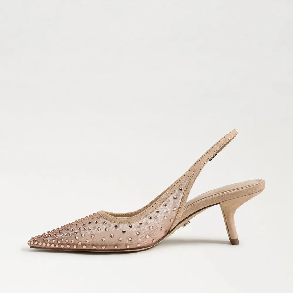 Bianka Mesh Slingback heels