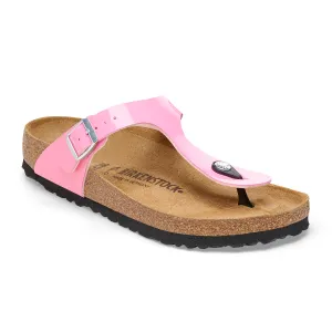 Birkenstock Gizeh Sandal (Women) - Patent Candy Pink Birko-Flor