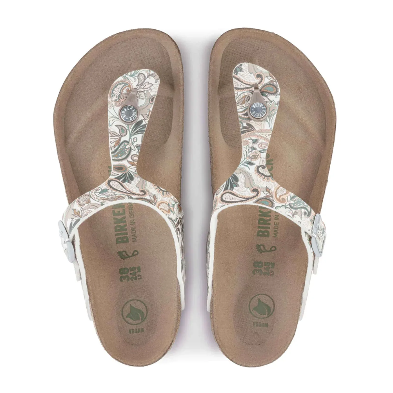 Birkenstock Gizeh Vegan Sandal (Women) - Paisley Light Rose Birko-Flor