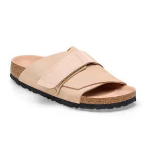 Birkenstock Kyoto Hex Narrow Slide Sandal (Women) - High Shine New Beige Nubuck