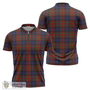 Bonner or Bonnar Tartan Zipper Polo Shirt