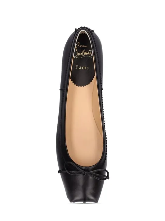 Christian Louboutin   10mm Mamadrague leather ballerina flats 