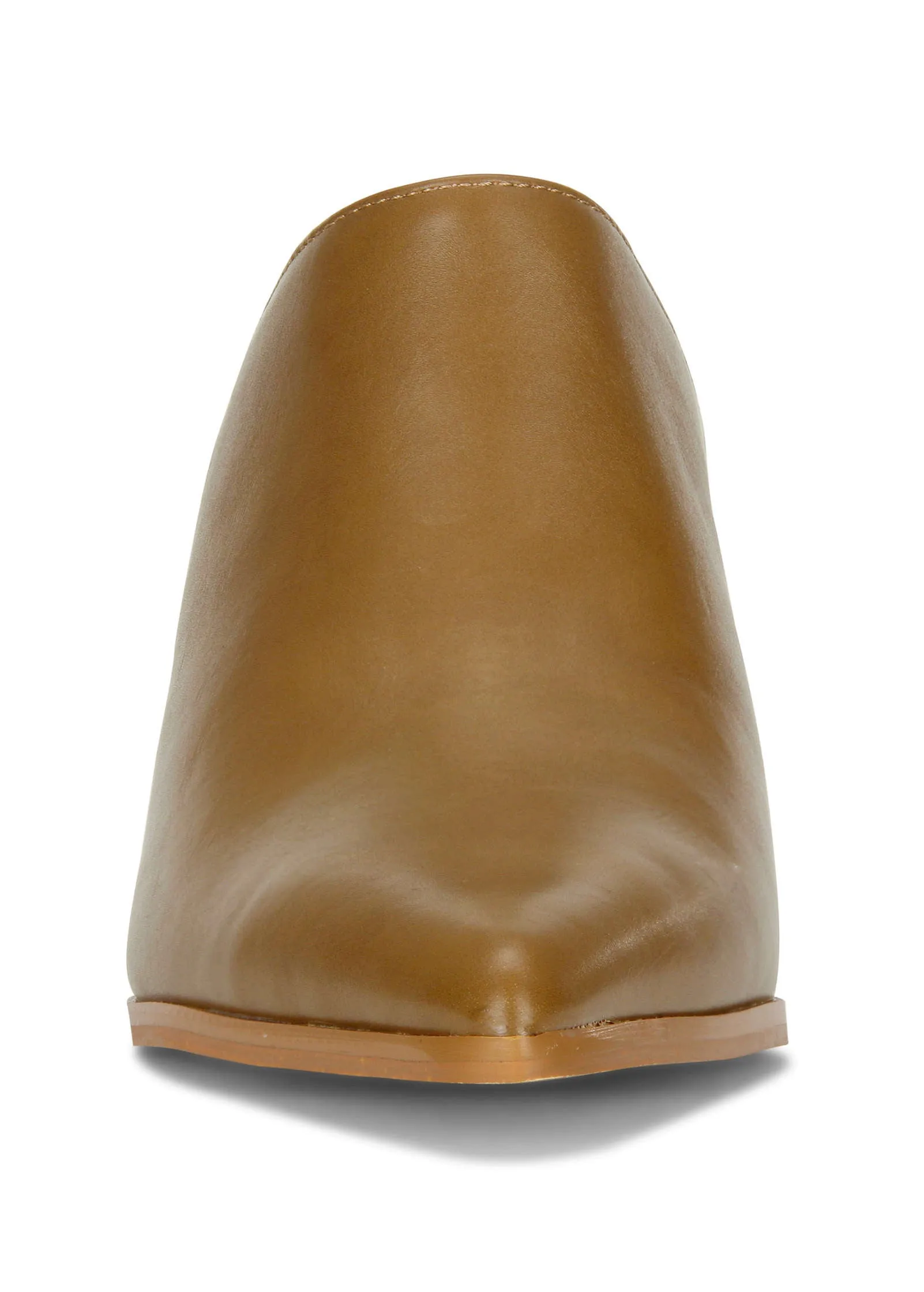 Closed Toe Mule - Cognac